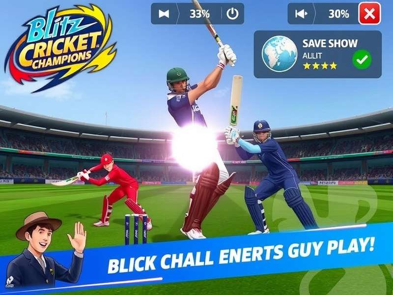 Blitz Cricket Champions Gameplay Screenshot